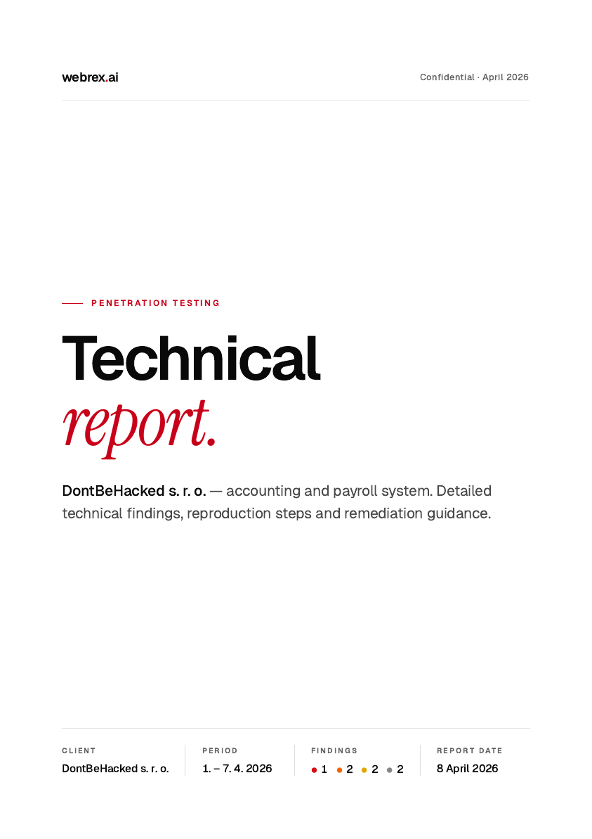 First page preview — Technical report